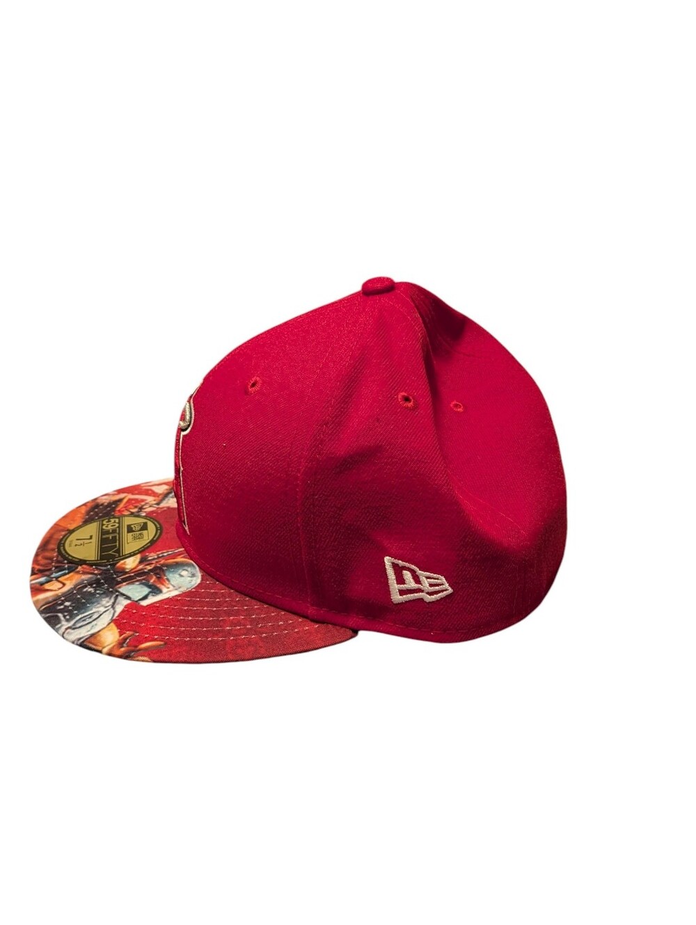 NWT MLB x Star Wars (Boba Fett) Los Angeles Angels New Era Hat Size 7& 1/2 - Picture 3 of 6